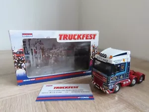 Corgi Truckfest CC13220 DAF XF Space Cab Robert Laidlow 1:50 Scale Diecast Model - Picture 1 of 8