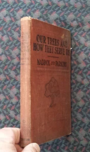 Our Trees and How They Serve Us by Maddox and Parkins 1925 hardcover textbook - Picture 1 of 11