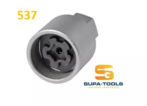 VW Felgenschloss 537 T Schlüssel Nuss Wheel Lock Key Supa-Tools - Picture 1 of 4