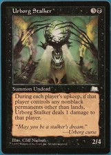 Urborg Stalker Weatherlight NM Black Rare MAGIC MTG CARD (ID# 207072) ABUGames