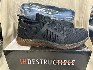 Indestructible shoes men Size EU46 US 11.5-12 Black Steel Toe Safety Shoes - Picture 1 of 7