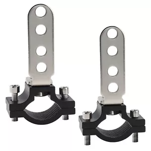Spotlight Mount Brackets for 0.71-1.14" Tube Clamp Turn Signal Mounting Clamp - Foto 1 di 11