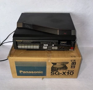 Panasonic SG-X10 Stereo AM-FM Musik Center Cassette Tape Vinyl Radio Retro OVP - Bild 1 von 6