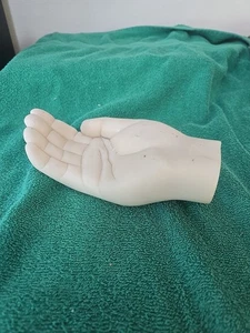 Alabaster Hand Sculpture, 7.75" Long, 2lb 2oz - Picture 1 of 9