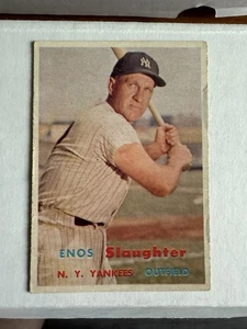 1957 Topps - Enos Slaughter #215 - Picture 1 of 2