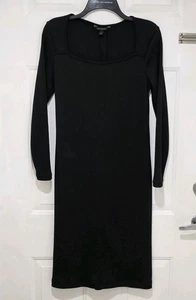 Banana Republic Damen Kleid Schwarz Langarm Stretch Gr. M - Bild 1 von 6