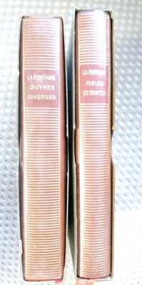 livres la pléiade La Fontaine Oeuvres Et Fables -Contes 1948-1954 2 Vol - Photo 1/4