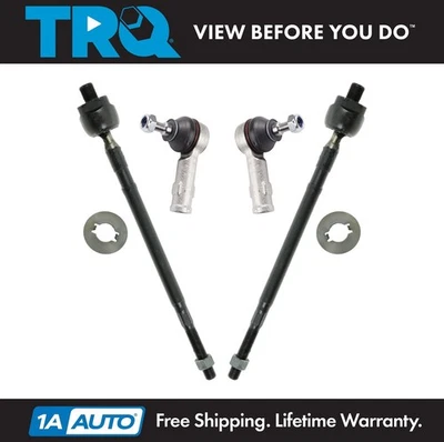 Juego de barras de amarre delanteras interiores y exteriores TRQ para Mitsubishi Foto 1 de 4