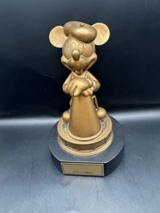 Disney Golden Mickey Mouse Award Trophy Statue Souvenir Not Inscribed - Picture 1 of 7