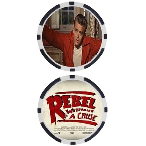 REBEL WITHOUT A CAUSE – JIM STARK – JAMES DEAN - POKER CHIP - Picture 1 of 2