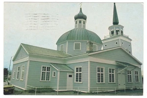 Sitka Alaska St Michaels Russian Orthodox Cathedral Postcard - Picture 1 of 2