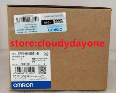Original Omron CP1E-N40SDT1-D Programmable Controller Expedited Shipping - Image 1 of 3