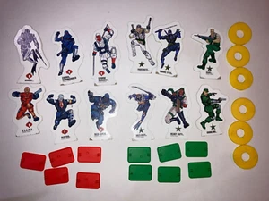 2002 Milton Bradley GI Joe Commando Attack Replacement Parts Sliders Foam Disks - Picture 1 of 1