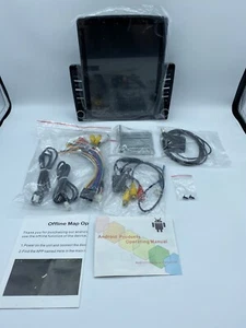 2 din Android Car Stereo 9.7in 2.5D HD Touch Screen, Bluetooth, + Back Up Camera - Picture 1 of 12