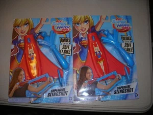 2 DC Super Hero Girls Slingshot Flying SUPERGIRL Figure ~ NEW w/ Free Shipping - Picture 1 of 4