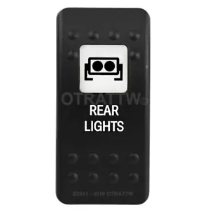OTRATTW Carling Technologies Contura II Interruptor basculante, LUCES TRASERAS, LENTE BLANCA - Imagen 1 de 6