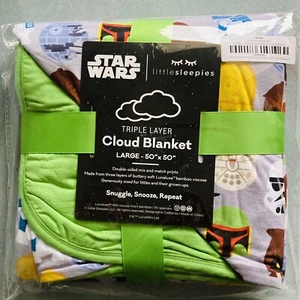 Little Sleepies Star Wars Legends Of The Galaxy Large Cloud Blanket NEW - Picture 1 of 1