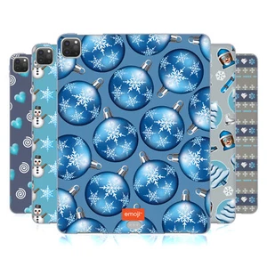 OFFICIAL emoji® WINTER PATTERNS SOFT GEL CASE FOR APPLE SAMSUNG KINDLE - Picture 1 of 11