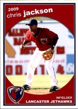 2009 Lancaster JetHawks Grandstand #15 Chris Jackson Richmond Virginia VA Card