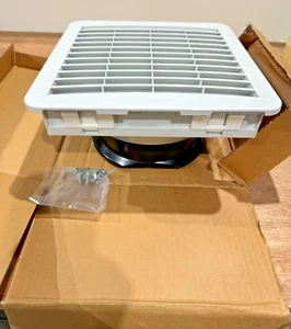 COSMOTEC GHV2500220 7035 Filter Fan 190m/h 230V 250mm X 250mm Made Italy - Bild 1 von 8