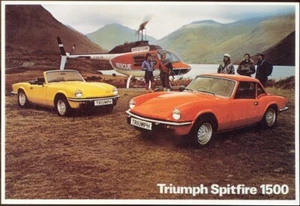 Modern Postcard: 1970s Triumph Spitfire Car (Mayfair, Ref BB628). Free Postage - Picture 1 of 2