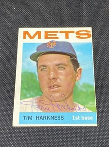 Tim Harkness Mets Signed Auto Autographed 1964 Topps Card #57 ~ COA - Picture 1 of 6