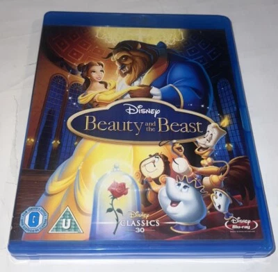 Beauty and the Beast (Blu-ray, 2014, Disney) Classic 30 - Image 1 of 4