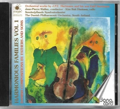 Harmonious Families Vol 1 Orchestral works by J. P. E. & Emil Hartmann CD - Image 1 of 2