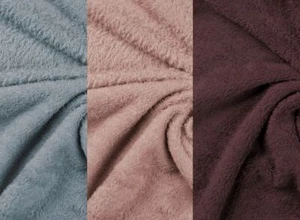 Frottee Bambus seidenweich altrosa blau aubergine Handtuch Bademantel 50 x 150cm - Bild 1 von 4