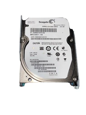 Seagate Momentus 5400 RPM SATA Laptop Hard Drive 2.5" 3Gb/s 250GB ST9250315AS - Image 1 of 4