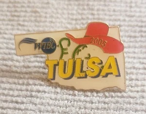 WIBC Tulsa 2005 Pin Bowling State Shape Cowboy Hat Free Shipping - Bild 1 von 2