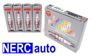 NGK LASER PLATINUM Platinum Spark Plugs BKR6EKPB11 3452 Set of 4 - Picture 1 of 2