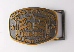 Max Silber 1985 National Scout Jamboree Belt Buckle - Picture 1 of 1