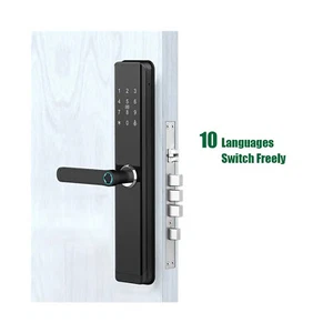 TTLock Smart Lock Tuya Wi-Fi Fingerprint Keyless Entry Door Lock with Handlet3Ww - Picture 1 of 16