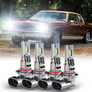 4*9005+9006 LED Headlight Bulb For Mack CXN613 CXU613 CT713 GU813 High Low Beam - Picture 1 of 13