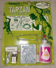 Vintage NOS Mattel Carded Tarzan Mold set. Creepy Crawlers Thingmaker