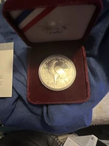 1984 Olympic Silver Dollar - Picture 1 of 4