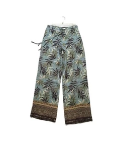 Pantaloni Spiegel Donna Taglia Small 100% Seta Larga Gamba Sciolta Fluida - Foto 1 di 3