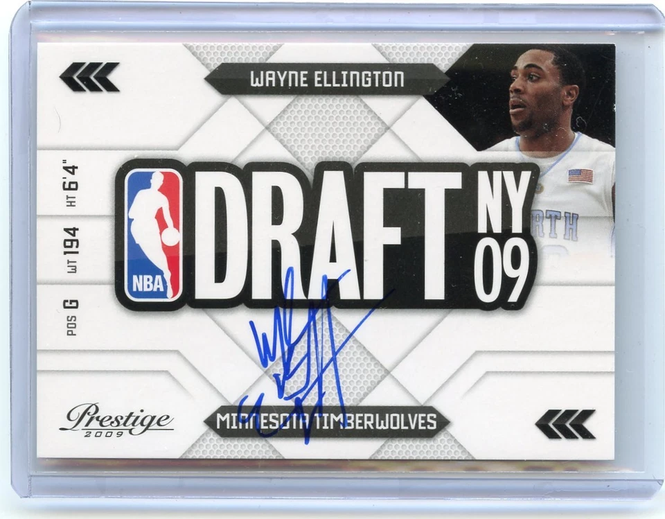 2009-10 PRESTIGE #27 WAYNE ELLINGTON AUTOGRAPH ROOKIE RC, TIMBERWOLVES, 031816 - Image 1 of 1
