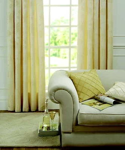 Catherine Lansfield 2 ud. Cortinas Acabadas L 183 x B 117cm Cristantemio Cortinas - Imagen 1 de 3