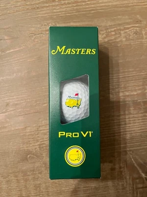 2025 Masters турнир Titleist PRO V1 3 мяч рукав  - Изображение 1 из 4