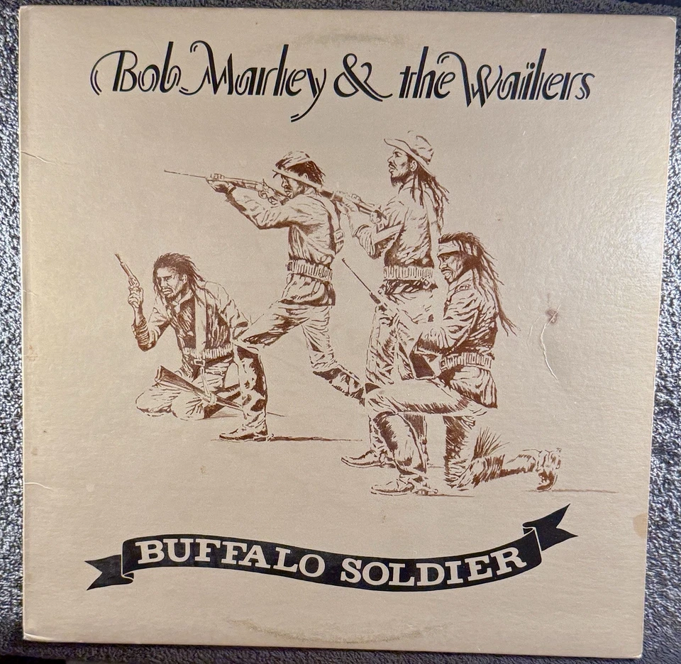 Vintage Bob Marley & the Wailers “Buffalo Soldier” Vinyl LP Record Album Foto 1 de 4