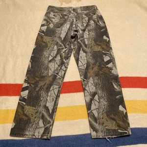 Vintage Wrangler Jeans Herren 34x32 Realtree Camouflage Doppelknie Hose Workwear - Bild 1 von 10