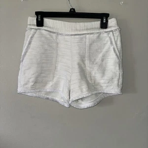 Marie Oliver Shorts Women’s 2 White Tweed Linen Blend Boucle Casual Beach Summer - Picture 1 of 6