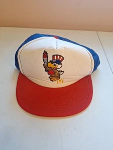 Sombrero McDonalds Sam The Eagle 1984 malla olímpica camionero Snapback de colección* ¡Limpio! - Imagen 1 de 9