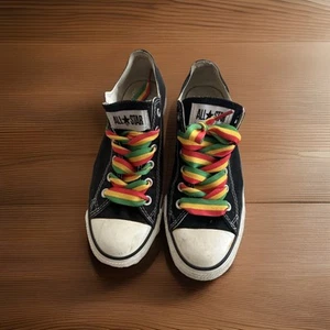 Baskets Converse All Star noires basses dentelle reggae athlétique taille 7 homme taille 9 W - Photo 1/8