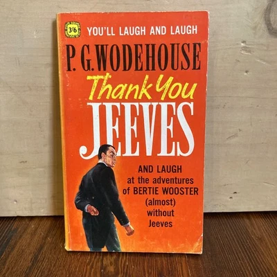 Thank You Jeeves by PG Wodehouse vintage book rare 1963 Four Square edition - Image 1 of 4