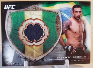 2014 UFC Topps FABRICIO WERDUM Fight Jersey Card RELIC Fighter-Worn #/208 BRAZIL - Picture 1 of 2