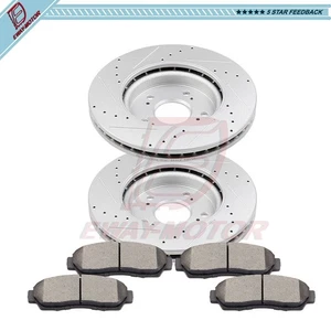 Rotores y pastillas de freno delanteros de cerámica para Acura RDX Honda Accord Crosstour CR-V - Imagen 1 de 9
