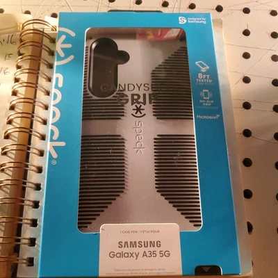 Speck Candyshell Grip Samsung Galaxy A35 5G White & Black Protective Phone Case  - Image 1 of 3